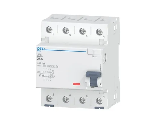 OEZ Proudový chránič LFE-25-4-030A, 6KA,