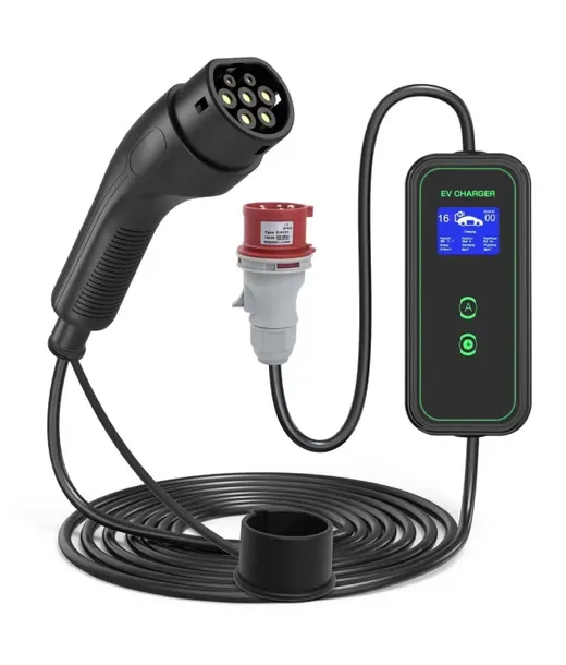 Přenosná nabíječka pro elektromobil | Type 2 | 11 kW | 5m